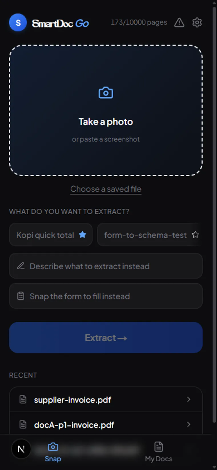 SmartDoc Go on a phone